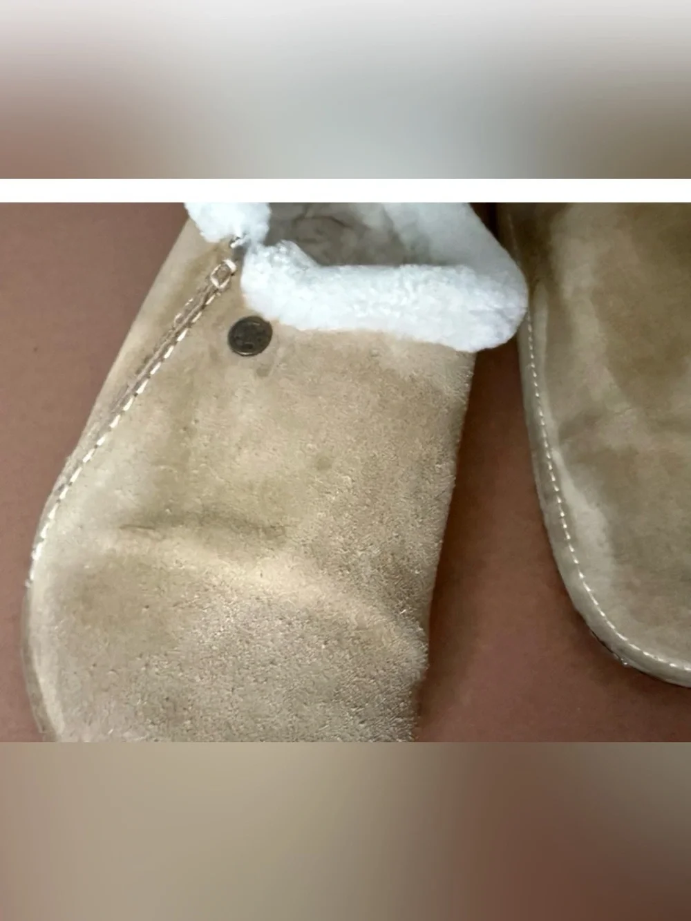 Birkenstock Zermatt Premium Clogs Slippers Shearling Size 42/ M9 /L11 Mink Suede